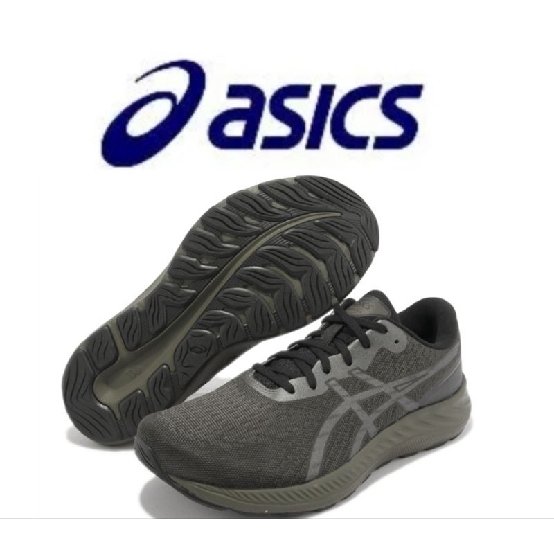 Asics 4E超寬楦 輕量透氣 回彈吸震慢跑鞋 男鞋 黑綠 路跑亞瑟士 1011B680001&lt;188&gt;