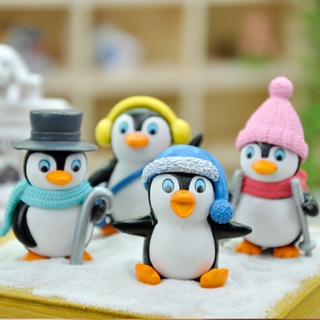 ★TA70★創意可愛小企鵝桌面車載裝飾小擺件少女心小禮物