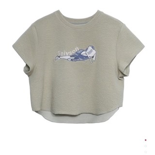 Seivson x FRUITION |「手工刺繡豐收女神 Demeter T-SHIRT」| 果實綠 | S