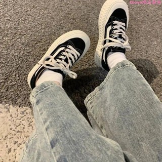 超大尺碼~寬褲復古直筒牛仔褲女春秋季新款高腰百搭顯瘦拖地褲寬松牛仔闊腿褲子彈力拖地褲 闊腿褲 長褲 寬褲女