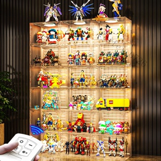 【卽美生活】免運 蔻絲（ColesHome）透明手辦展示櫃盲盒收納盒模型玩具收納防塵陳列櫃家用收納櫃
