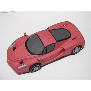 名車系列 FERRARI法拉利Enzo 紙模型/紙玩具