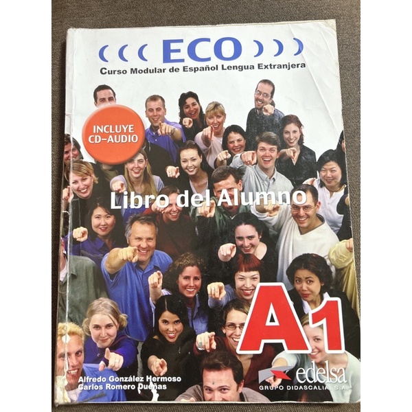 西班牙語 課本  ECO A1 （附CD）二手