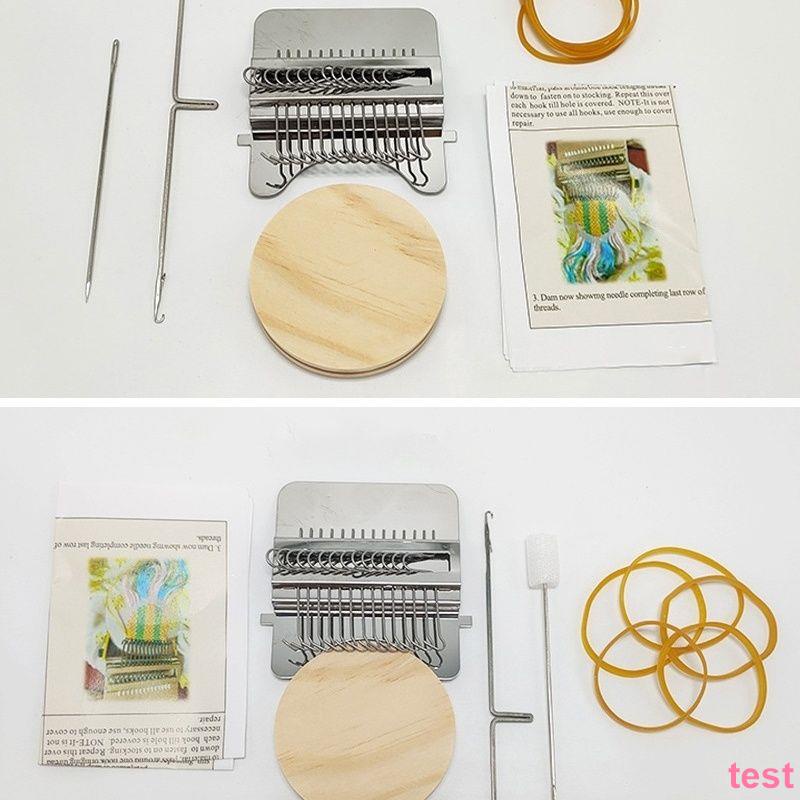 精品推薦¤ DIY手工個性編織機迷你版紡織機便攜式繡花機修補織布機