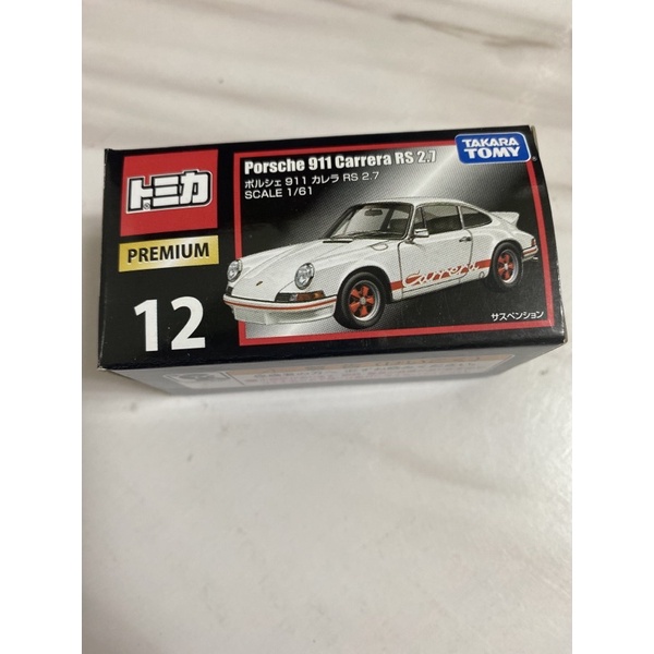 tomica黑盒12 Porsche 911 Carrera RS 2.7(盒況尚可）客訂*限loudboros下單*