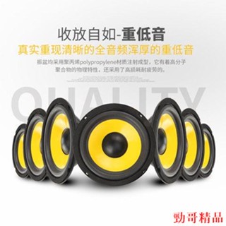 {精選⚡特價}5寸6寸8寸10寸車載低音炮改裝汽車家用音響音箱小功率低音喇叭