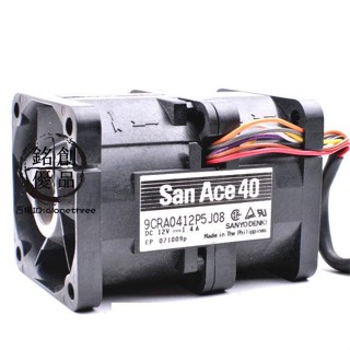 臺灣熱賣/15000轉暴力風機4cm 4056三洋 12V 1.4A散熱風扇 5V大風量USB風扇/免運/熱賣