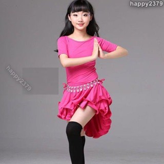 【晴天】兒童肚皮舞練功服表演服少兒東方舞短裙練習服服套裝女童