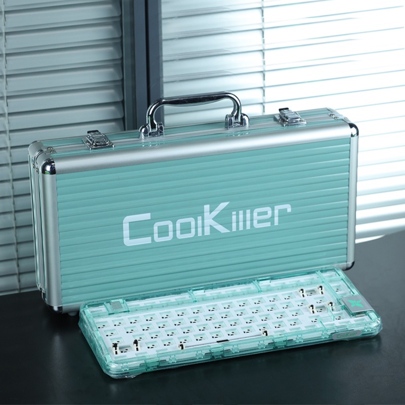 現貨熱賣 鍵盤軸Coolkiller CK75三模gasket客製化機械鍵盤熱插拔套件黑武士