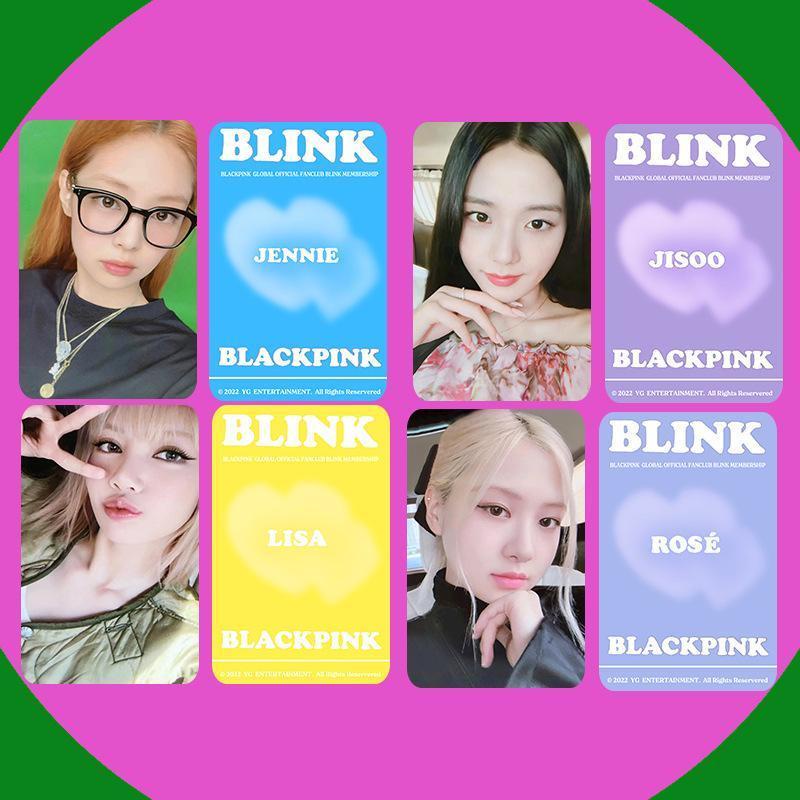 完美GoBLACKPINK2022weverse豪華會員禮BLINK全息周邊自制小卡粉絲明星