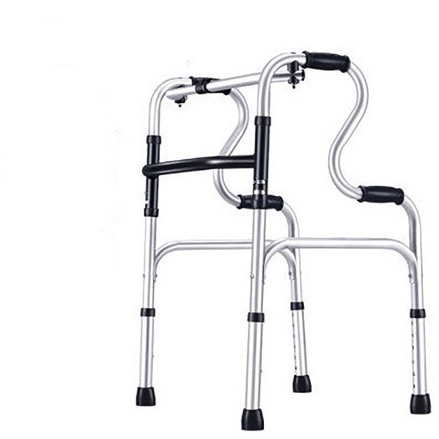 助行器鋁合金助步器四角腳拐杖助力扶手架可折疊