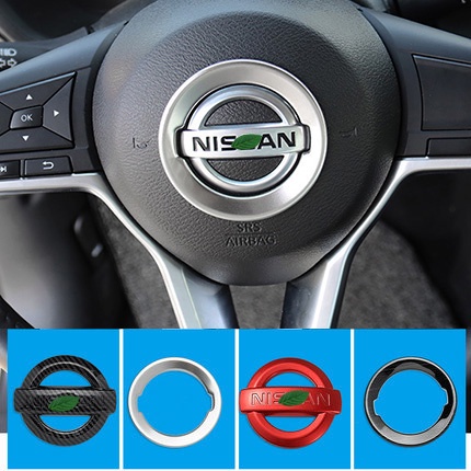 💙20-22年日產Nissan Sentra 方向盤車標改裝車貼 Sentra汽車裝飾用品內飾配件