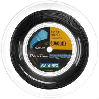 Yonex Poly Tour Spin 1.25 盤裝 黑 [網球線]【偉勁國際體育】