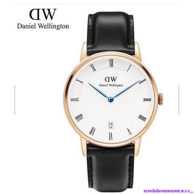 凯丽二手-DW手錶 情侶對錶 男錶 女錶 皮錶帶 白錶盤 黑錶盤 潮流腕錶 石英錶
