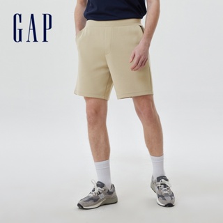 Gap 男裝 Logo抽繩短褲 空氣三明治系列-卡其色(798893)