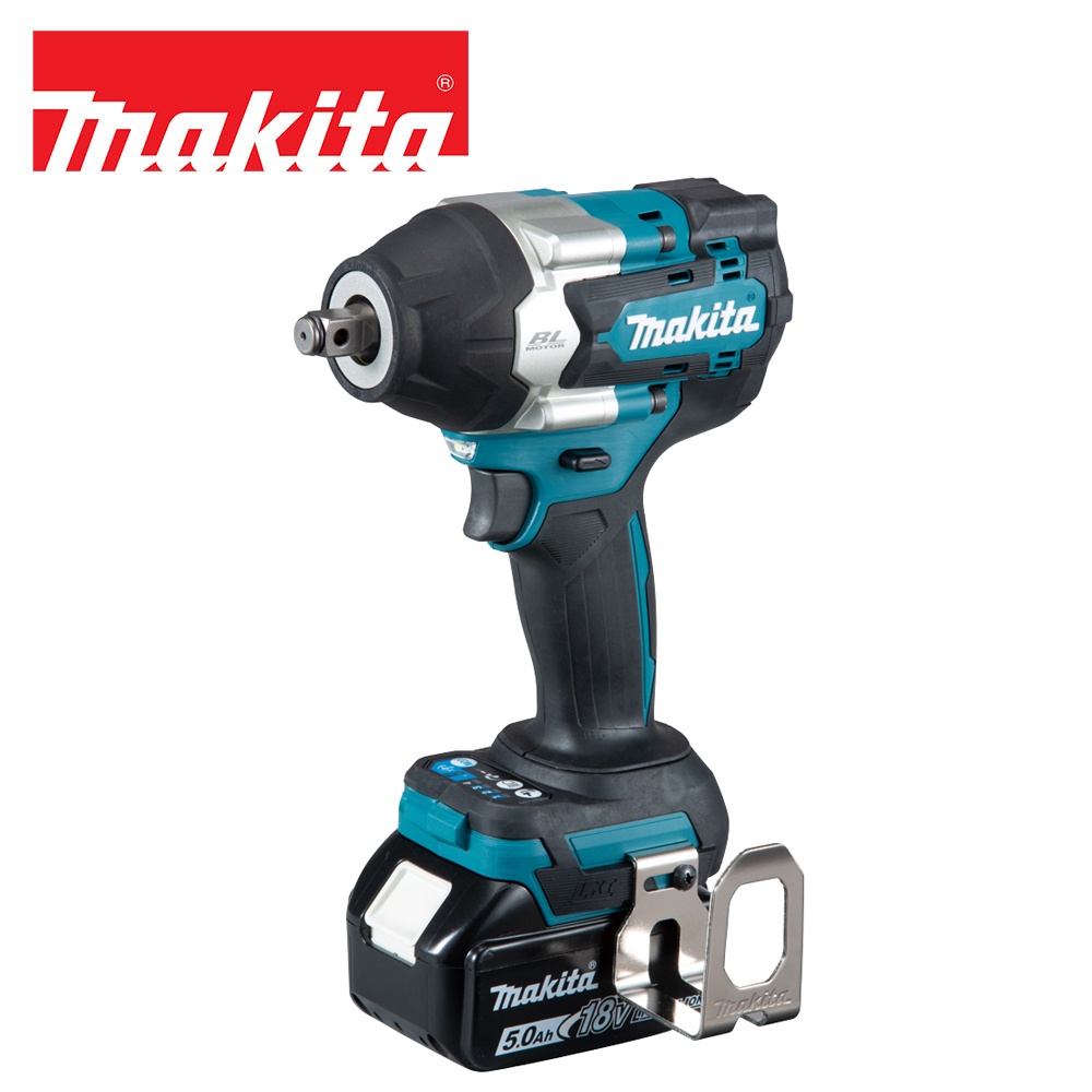 MAKITA 牧田 18V充電式無刷套筒扳手 6.0Ah雙電組 DTW700RGJ｜ASTool 亞仕托