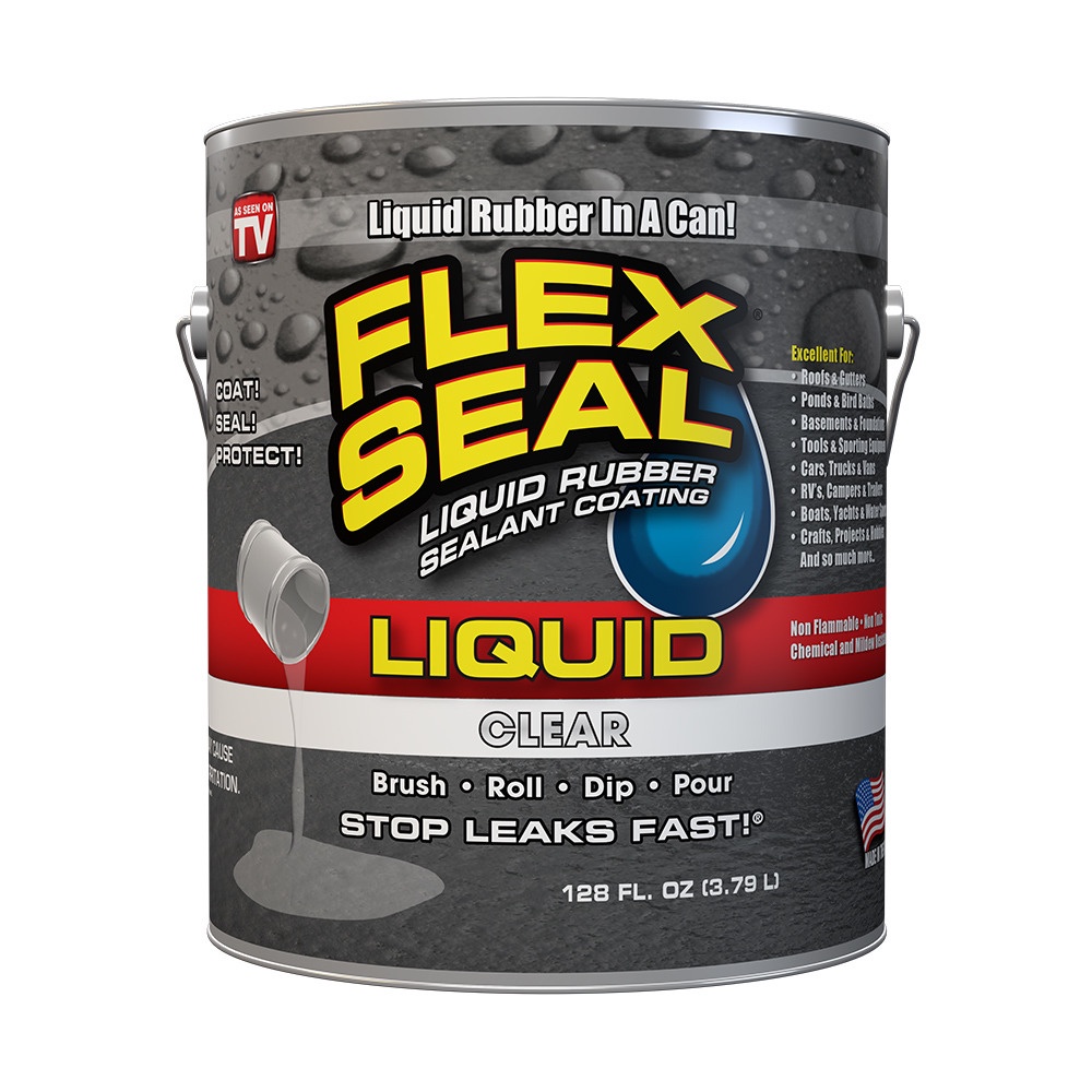 FLEX SEAL LIQUID 萬用止漏膠 (透明/1加侖包裝/美國製)｜ASTool