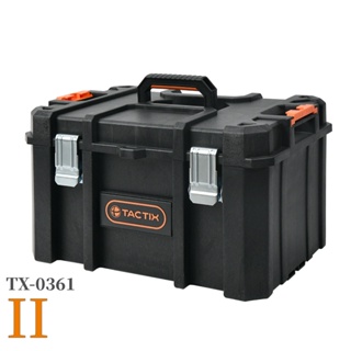 TACTIX 分離式重型套裝工具箱-中層深型箱 TX-0361(二代推式聯鎖裝置)｜ASTool