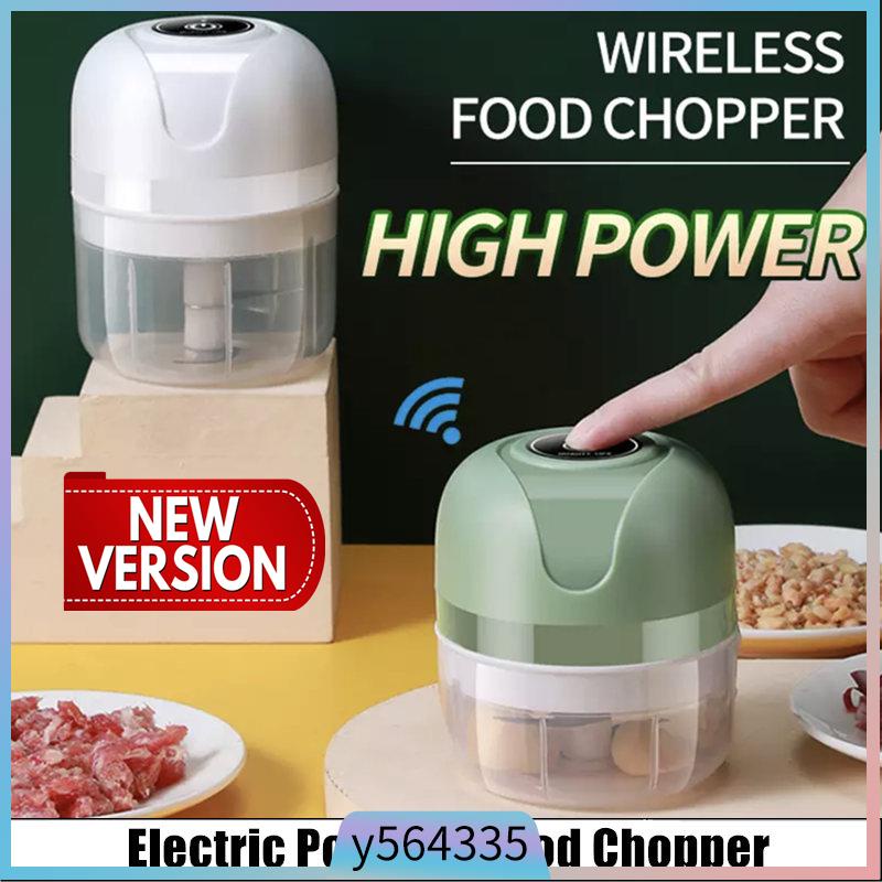 Electric Rechargeable Garlic Food Blender