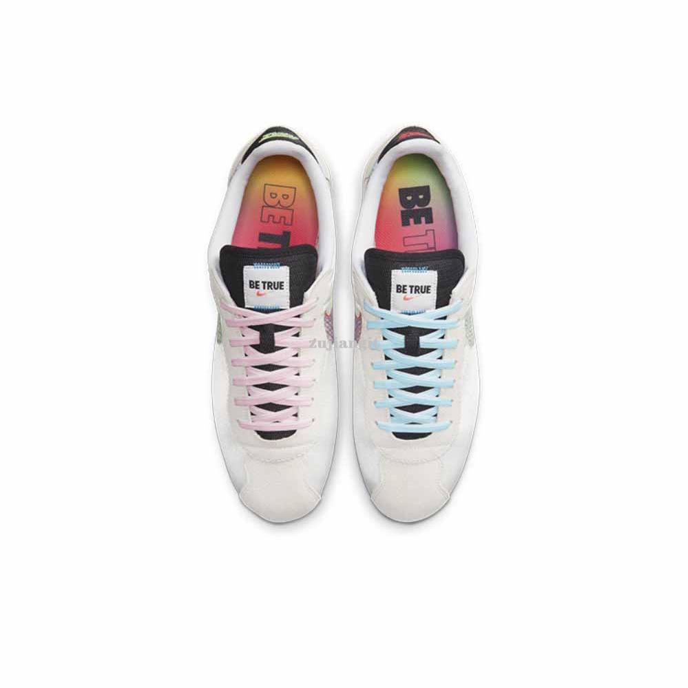 Nike Cortez Be True 阿甘鞋 彩虹 灰 男女款 DR5491-100