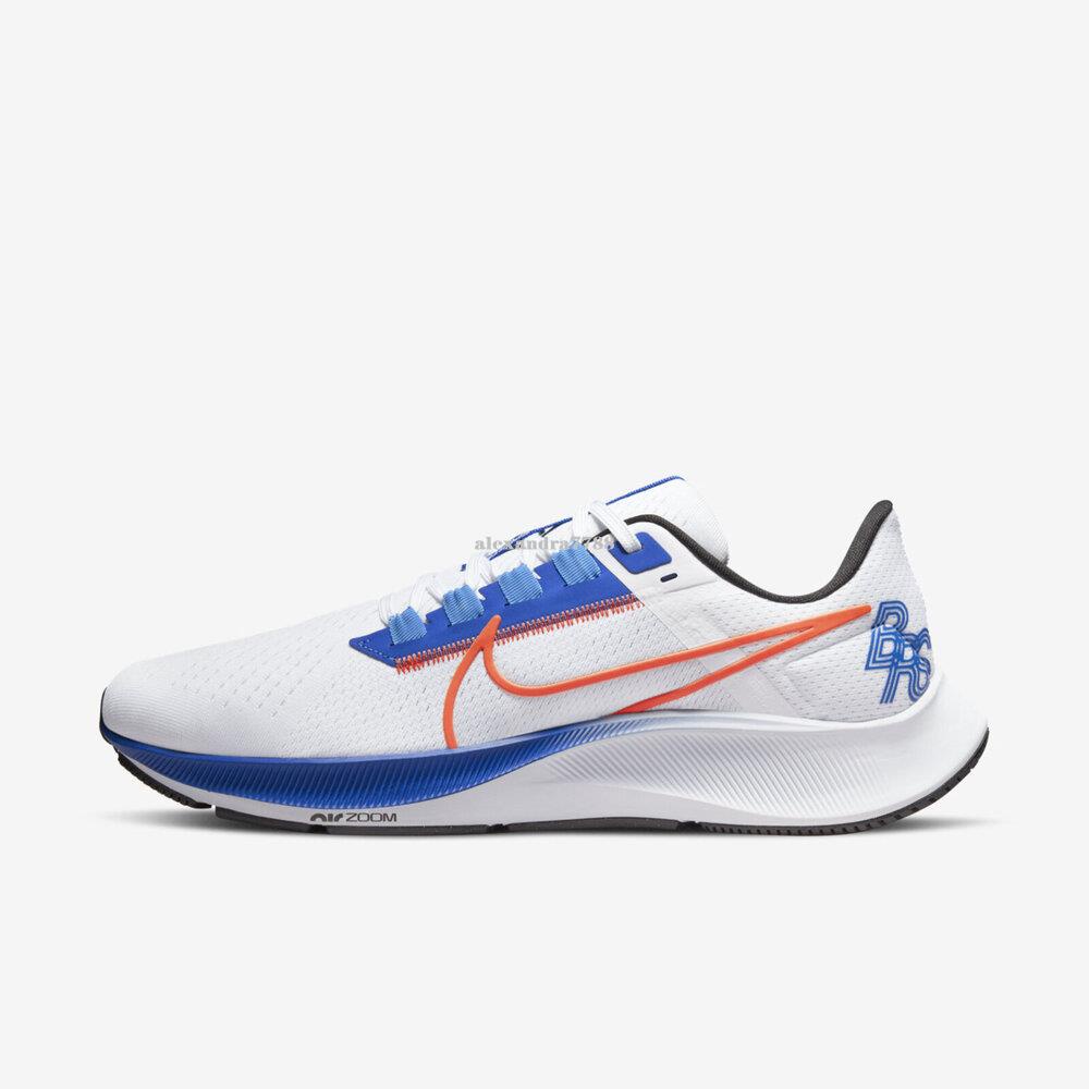 NIKE Zoom Pegasus 38 白藍橘 舒適 緩震 運動百搭慢跑鞋DQ8575-100