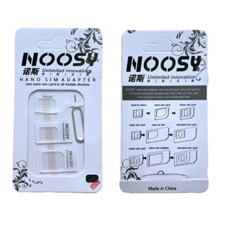 諾斯 Noosy 轉卡套 現貨 Micro SIM Nano iphone 小卡轉大卡 3合1 轉卡器 三星 蘋果