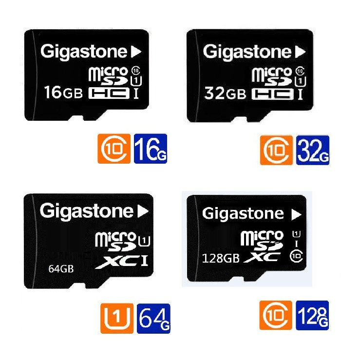 Gigastone 立達 microSDHC/SDXC UHS-I U1 16G 32G 64G 128G 記憶卡附轉卡