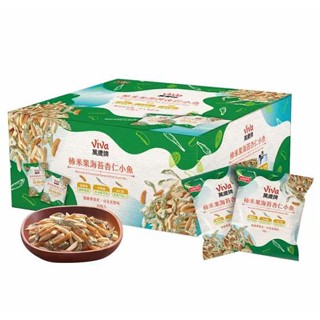VIVA 萬歲牌柿米果海苔杏仁小魚 38公克 X 20包 C132365 COSCO代購5