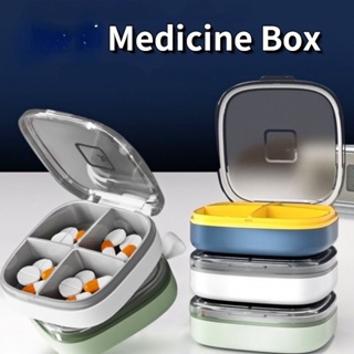 Mini Pill Box Oval Snap Candy Case Jewelry Container Medicin