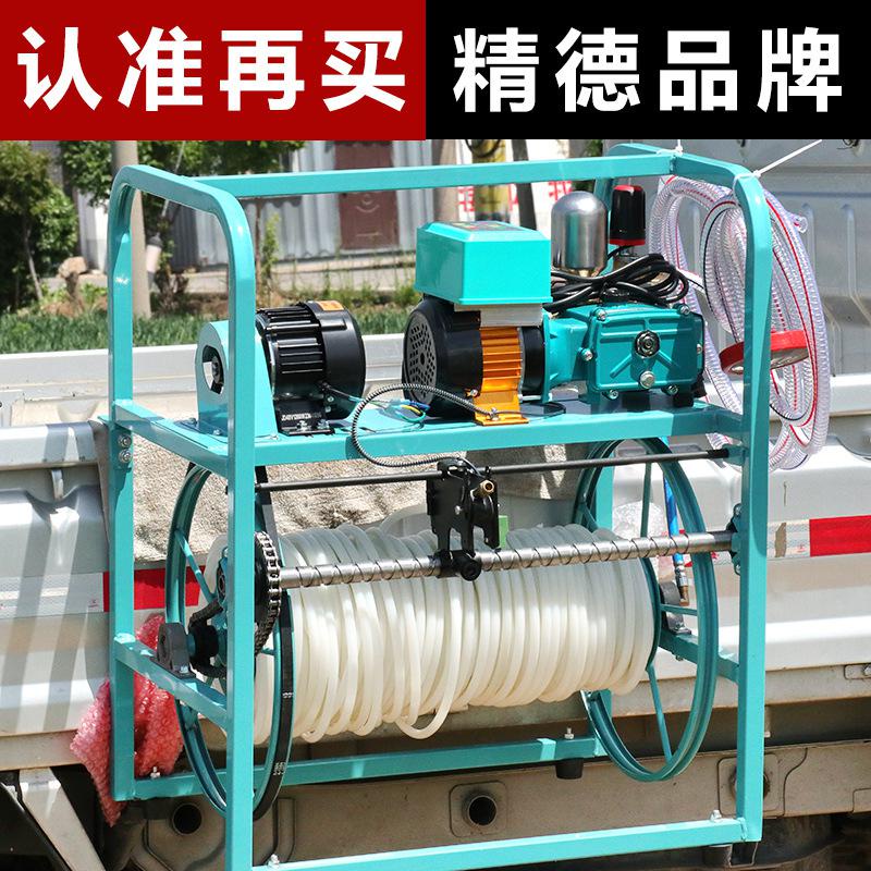 [商品價格非實際價格]精德48V60V雙電機電動打藥機 自動感應收放管噴霧器 高壓打農藥機