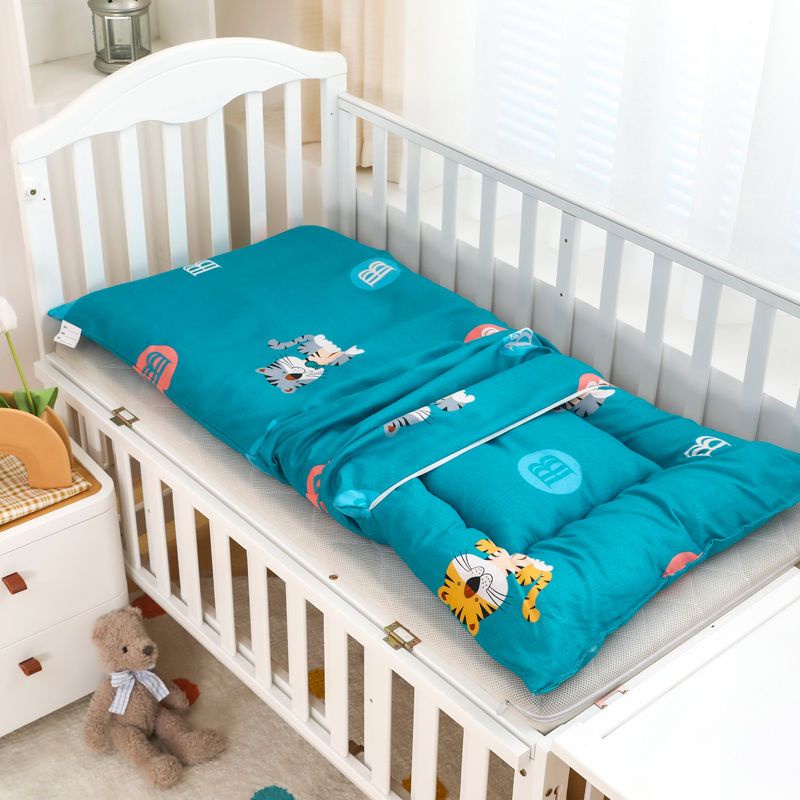 兒童床墊 單人床墊 幼兒園兒童床褥墊60X120專用午睡可拆洗加厚卡通床墊70X150床褥墊