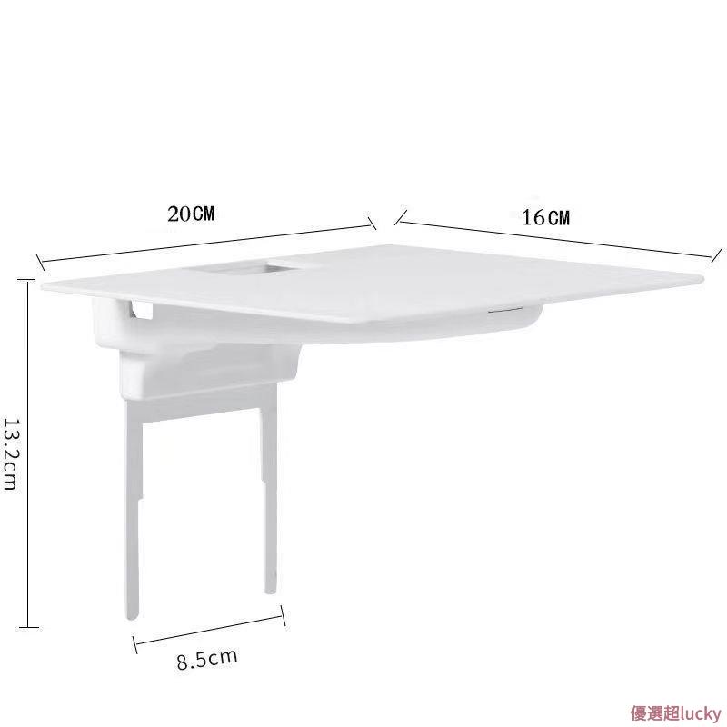 優選【熱賣居家好物】免打孔插座壁掛支架智能音箱音響手機充電小愛同學墻上收納支架