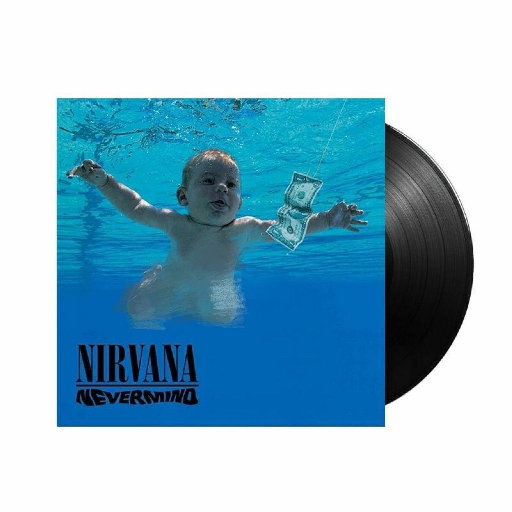 涅槃樂隊Nirvana Nevermind專輯LP黑膠唱片機音樂 12寸黑膠唱片