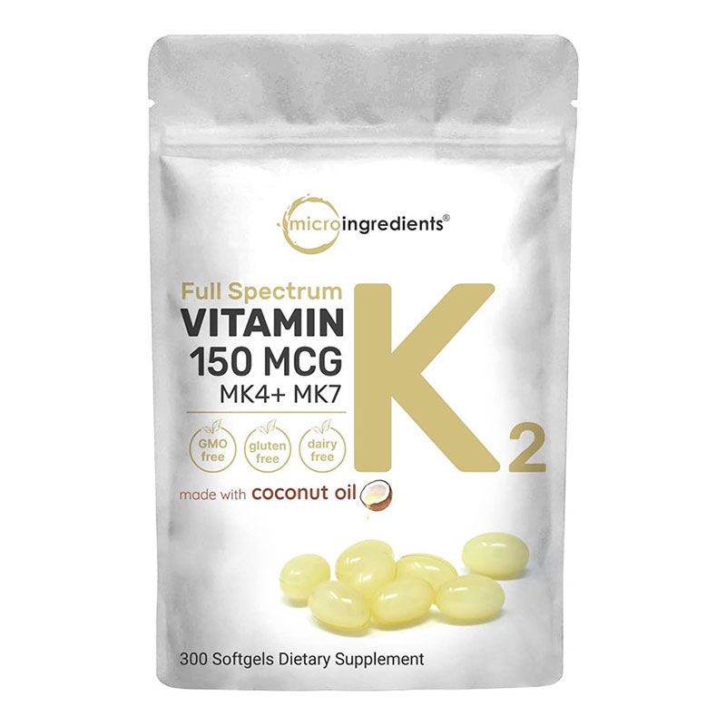 ‍💕臺灣熱賣 美國 Micro Ingredients 維生素K2複閤物 (MK-4+MK-7) 300粒/袋