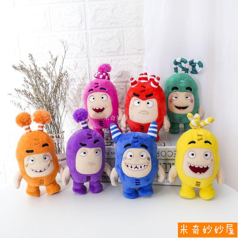 米奇~玩具 公仔 抱枕 Oddbods奇寶萌兵毛絨玩具小孩生日禮物玩偶娃娃機公仔正品