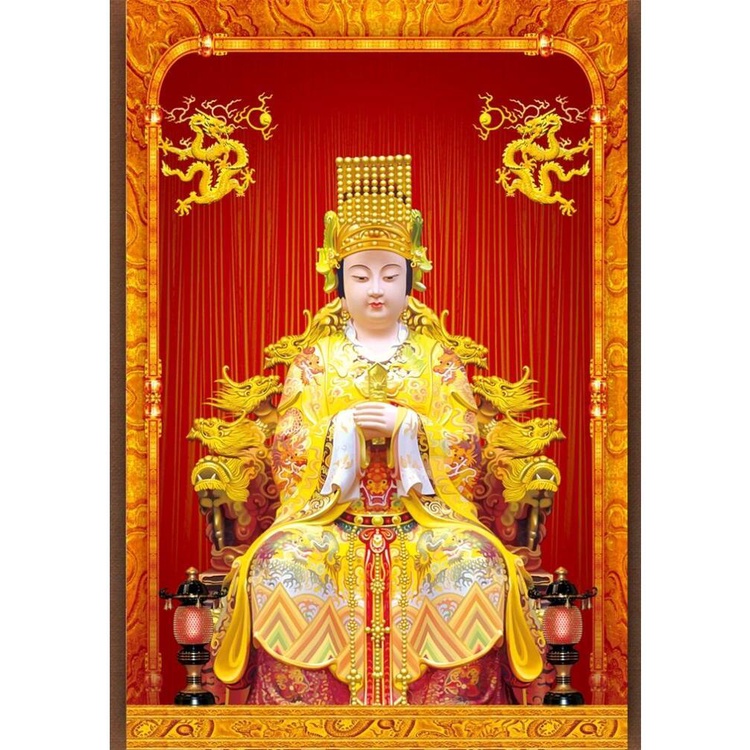 熱賣*精品  大小款 媽祖像 海神媽祖 湄州媽祖 天后媽祖 畫像掛像掛畫 可帶框哆啦A梦百货