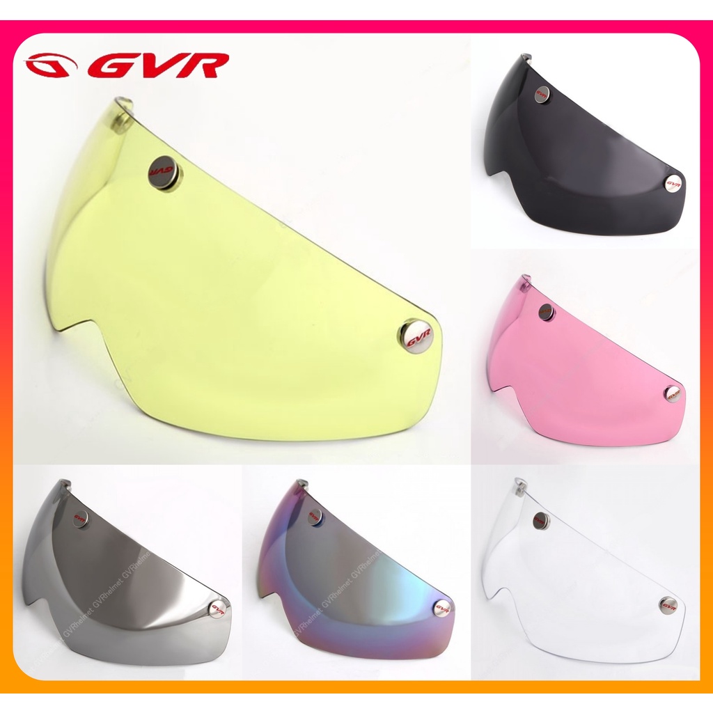騎樂●公司貨●GVR V-01 磁吸式鏡片/自行車安全帽/抗UV/電鍍銀/電鍍彩虹/黃片/透明片/暗黑片/風鏡