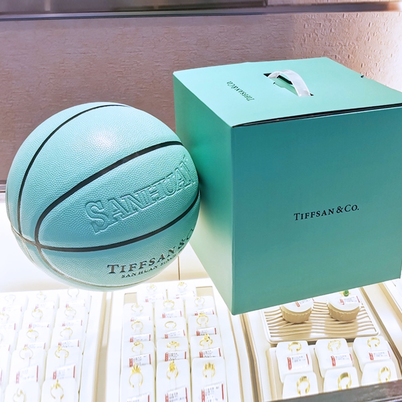 籃球 禮物 專櫃 藍色 藍球 禮盒 包裝 4號 五號 6號 7號 5號 兒童 籃球 專用