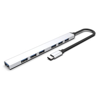 ✱Usb集線器集中器鋁合金小7口3.0 2.0分線器USB一拖7適用筆