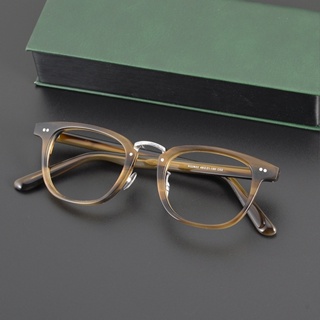👍日本代購👍眼鏡架鏡框中金眼鏡余文樂同款黑框眼鏡男潮板材眼鏡框中金yello plus