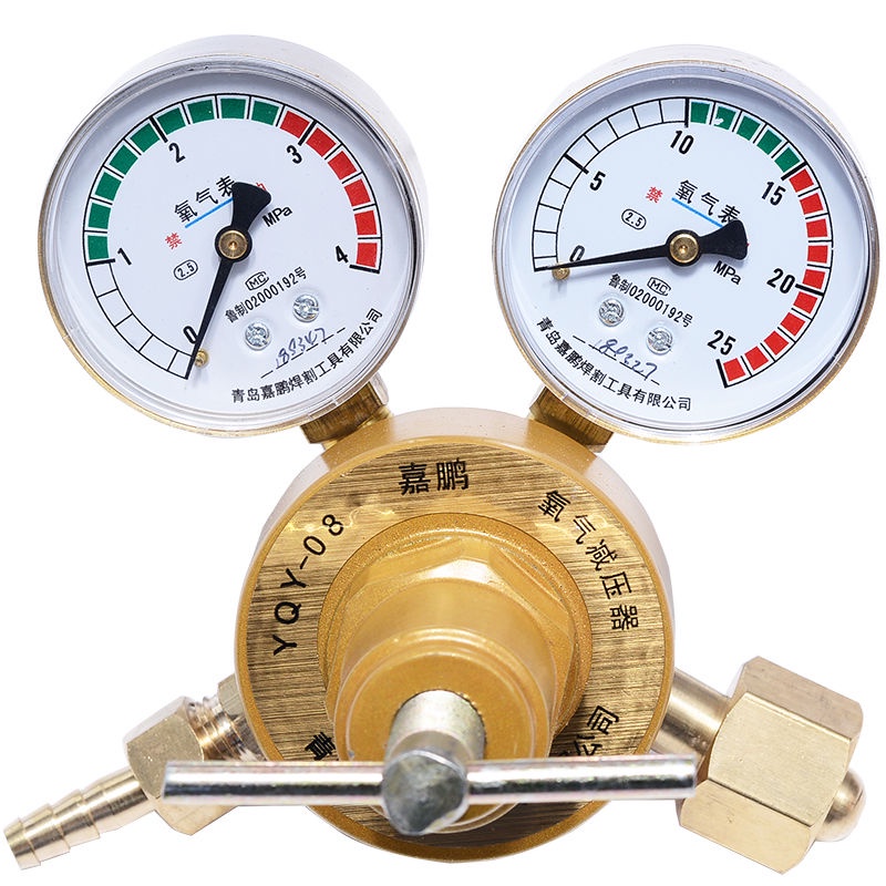 氧氣錶乙炔錶氮氣丙烷錶氬氣減壓閥氦氣減壓器二氧化碳加熱壓力錶