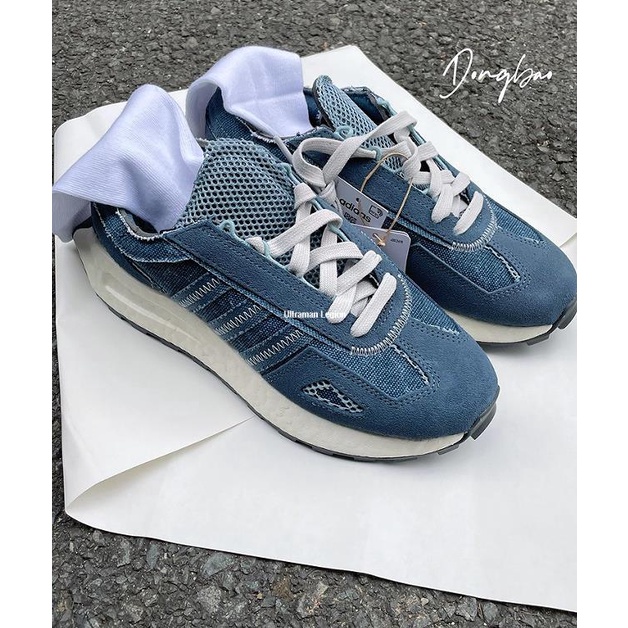 Adidas Originals Retropy E5 牛仔藍 男女同款運動鞋 FZ6560