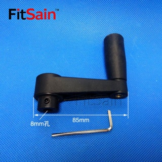 可開發票 FitSain-手搖發電機搖把可折搖手柄 機床手搖柄搖柄圓孔8mm