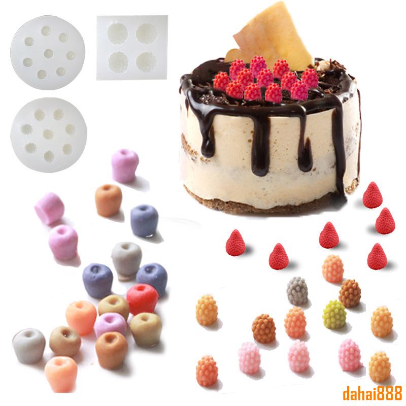 【DIY矽膠模具】 diy滴膠模具草莓藍莓巧克力蛋糕烘焙矽膠模具