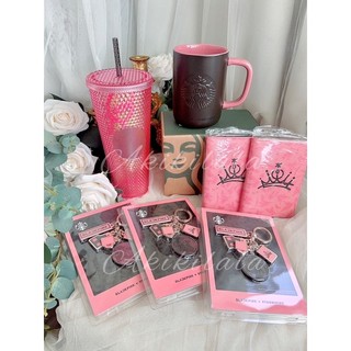 現貨Blackpink Starbucks 星巴克聯名 粉紅鑰匙圈 護照套 妮馬克杯 rose jisoo 粉星隨行杯