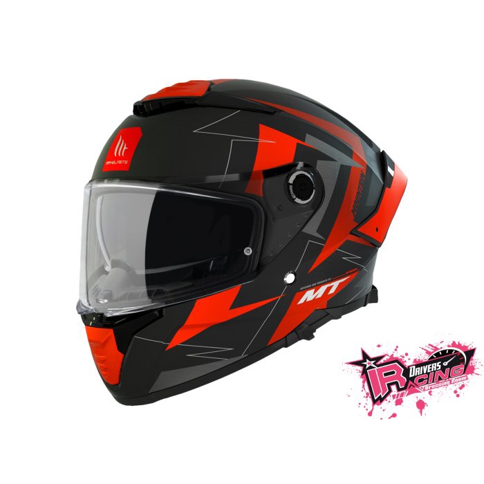 ♚賽車手的試衣間♚ MT Helmets® Thunder 4 SV Mountain C5 Matt 消光 黑/紅