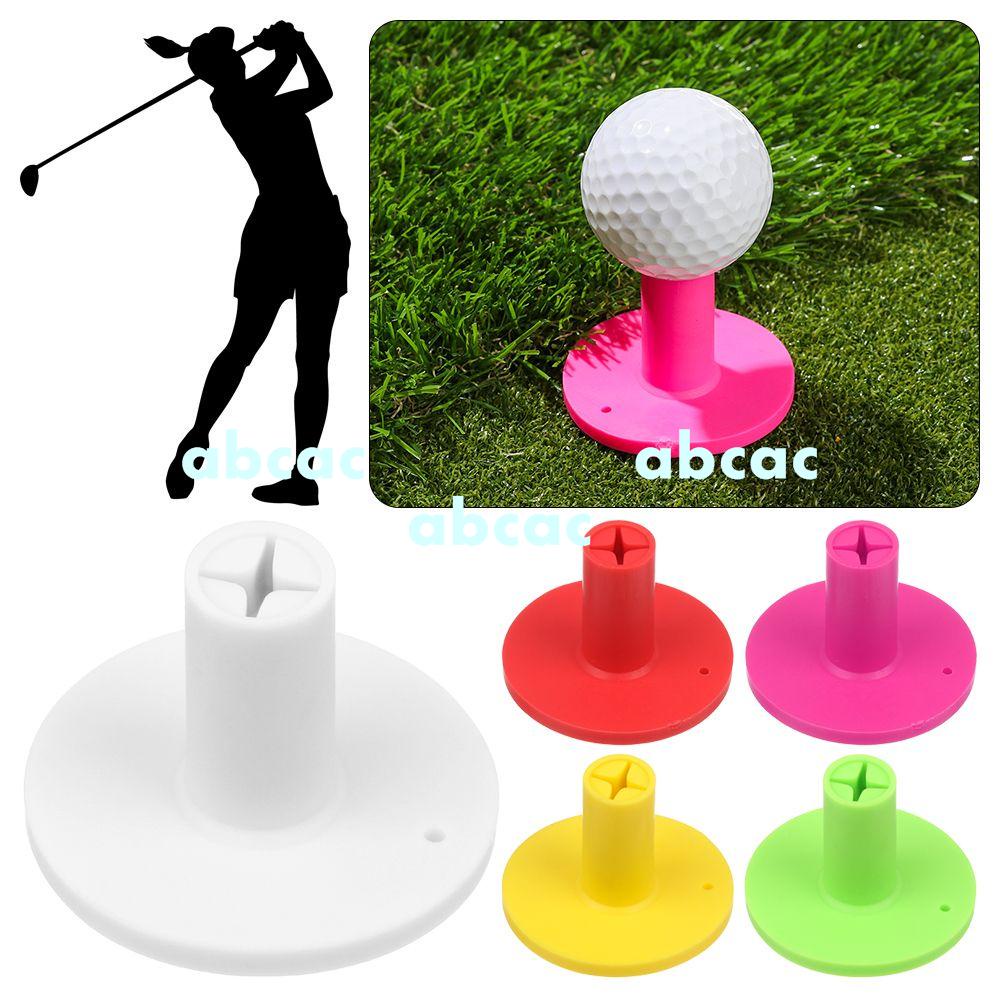 高爾夫橡膠TEE高爾夫打擊墊高爾夫球釘彩色牛筋球座球托軟橡膠Tee/戶外用品