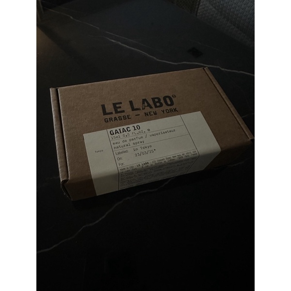 現貨全新Le Labo GAIAC 10東京香 15ml/ 50ml