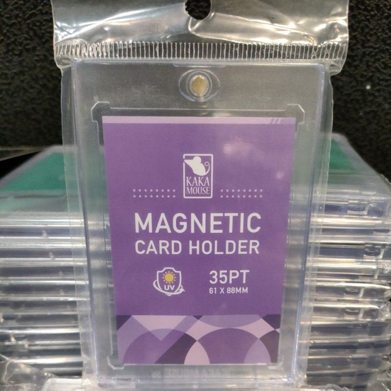 TT* 現貨 鼠卡卡 35PT 透明磁鐵式卡夾  卡磚 （遊戲王專用）卡片 卡盒