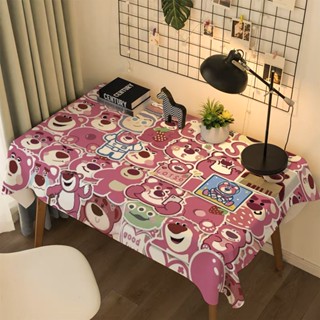 【HOME&LOVE】ins風卡通桌布桌墊少女心房間裝飾布宿舍書桌布家用餐桌巾茶几檯布